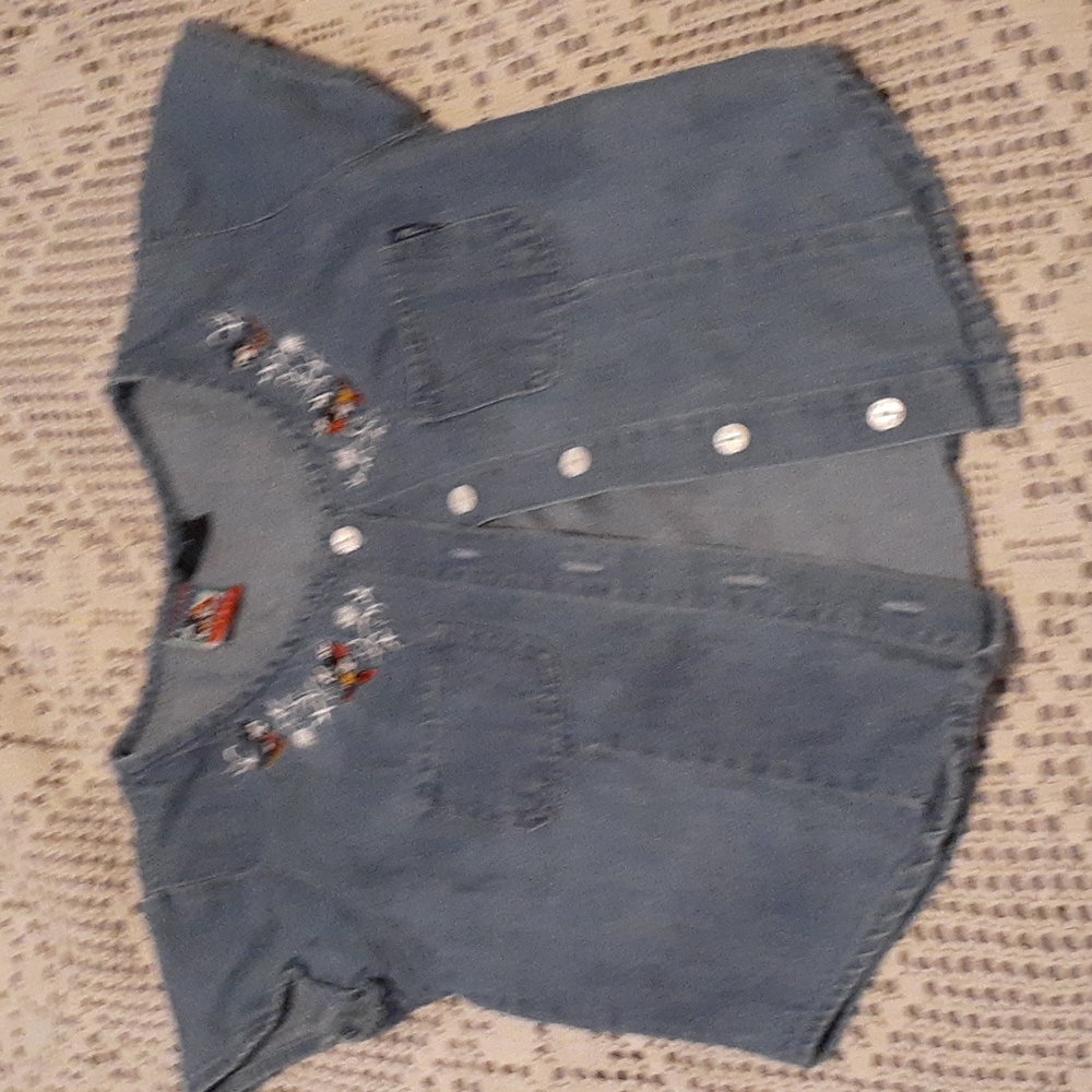 Micky's for kids stuff button down top